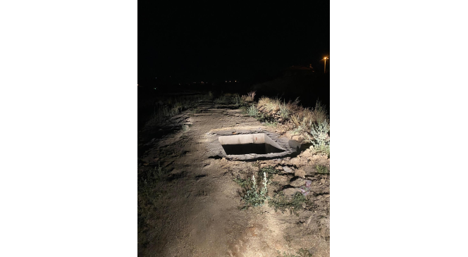 Açık bırakılan vana çukuruna vatandaşlardan tepki