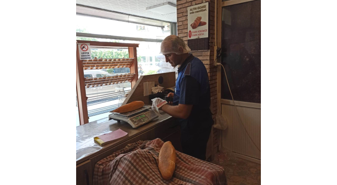 Altınova’da zabıtadan fırın denetim