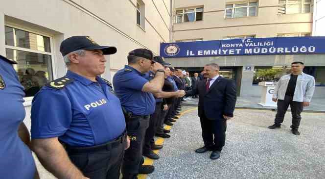 Ankara Emniyet Müdürlüğü görevine atanan Engin Dinç, Konya’ya veda etti