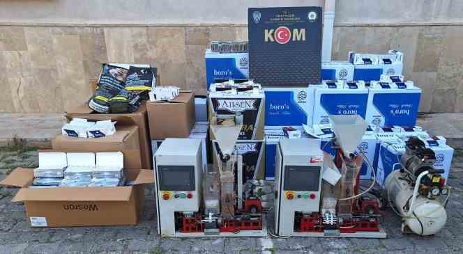 Tokat’ta kaçak sigara suçundan iki kişiye adli işlem başlatıldı