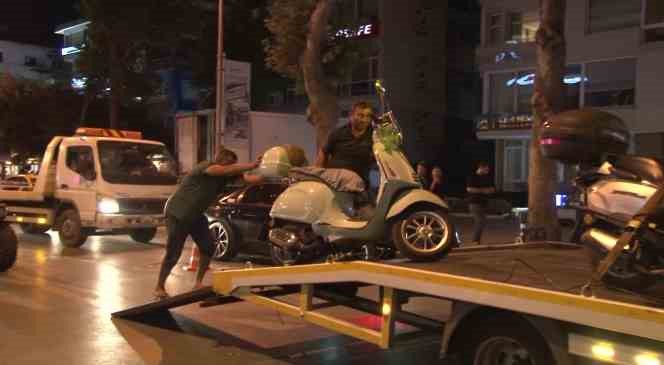 Bağdat Caddesi’nde kurallara uymayan motosiklet sürücülerine ceza