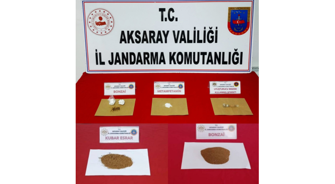 Aksaray&rsquo;da uyuşturucu operasyonu
