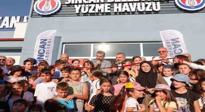 Sincan&rsquo;da 3&rsquo;&uuml;nc&uuml; y&uuml;zme havuzu a&ccedil;ıldı
