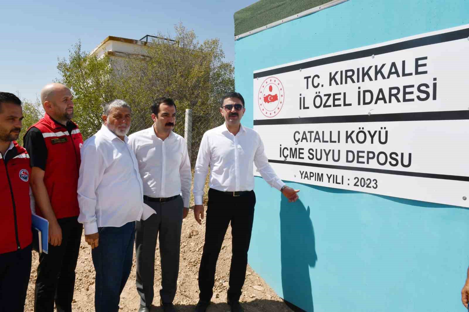 Kırıkkale’de yeni su depoları faaliyete geçirildi