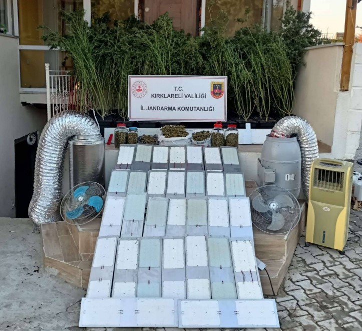 Kırklareli’nde uyuşturucu operasyonu