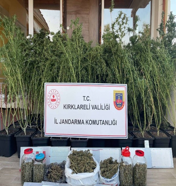 Kırklareli&rsquo;nde uyuşturucu operasyonu
