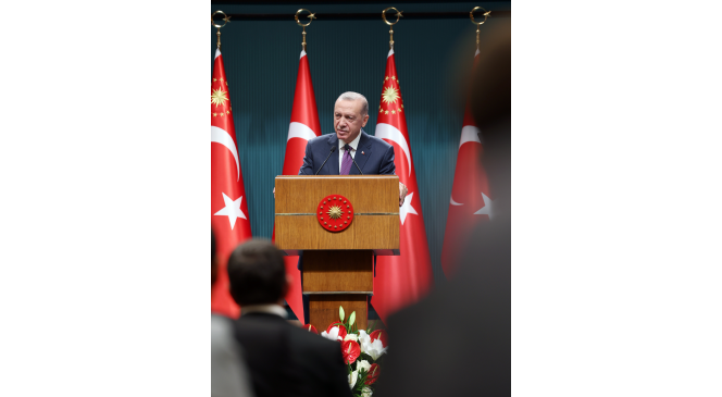 Cumhurbaşkanı Erdoğan: "&Uuml;lkemizin kalkınma kervanını y&uuml;r&uuml;tmeye odaklanırken, maşaları ve sahiplerini ise kendi kinleriyle baş başa bırakıyoruz&rdquo;
