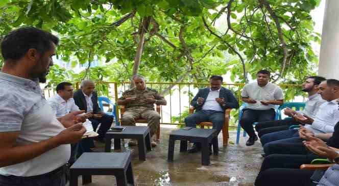 Kaymakam Ateş’ten şehit ailesine ziyaret
