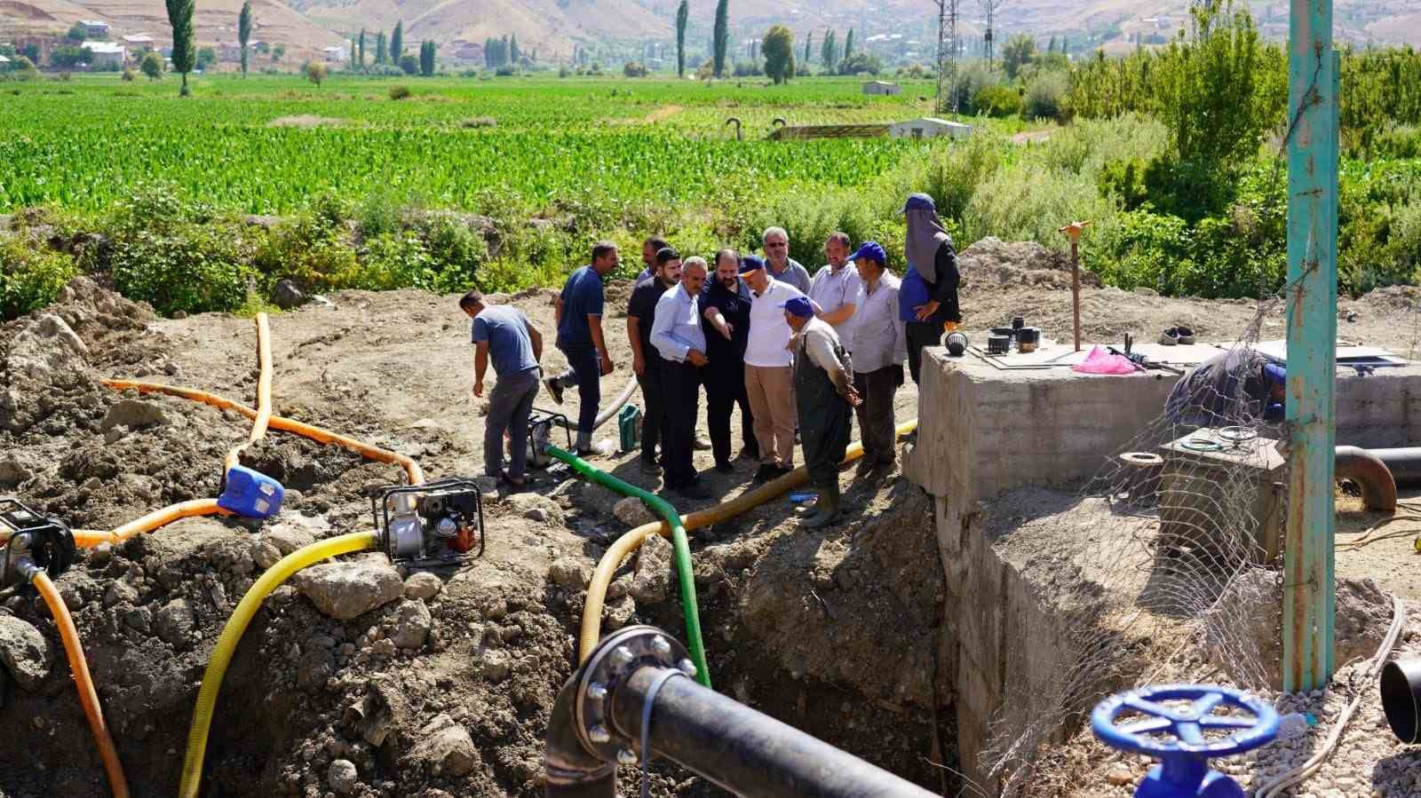 Havşeri İçme Suyu Hattı’nda bakım onarım çalışması sürüyor