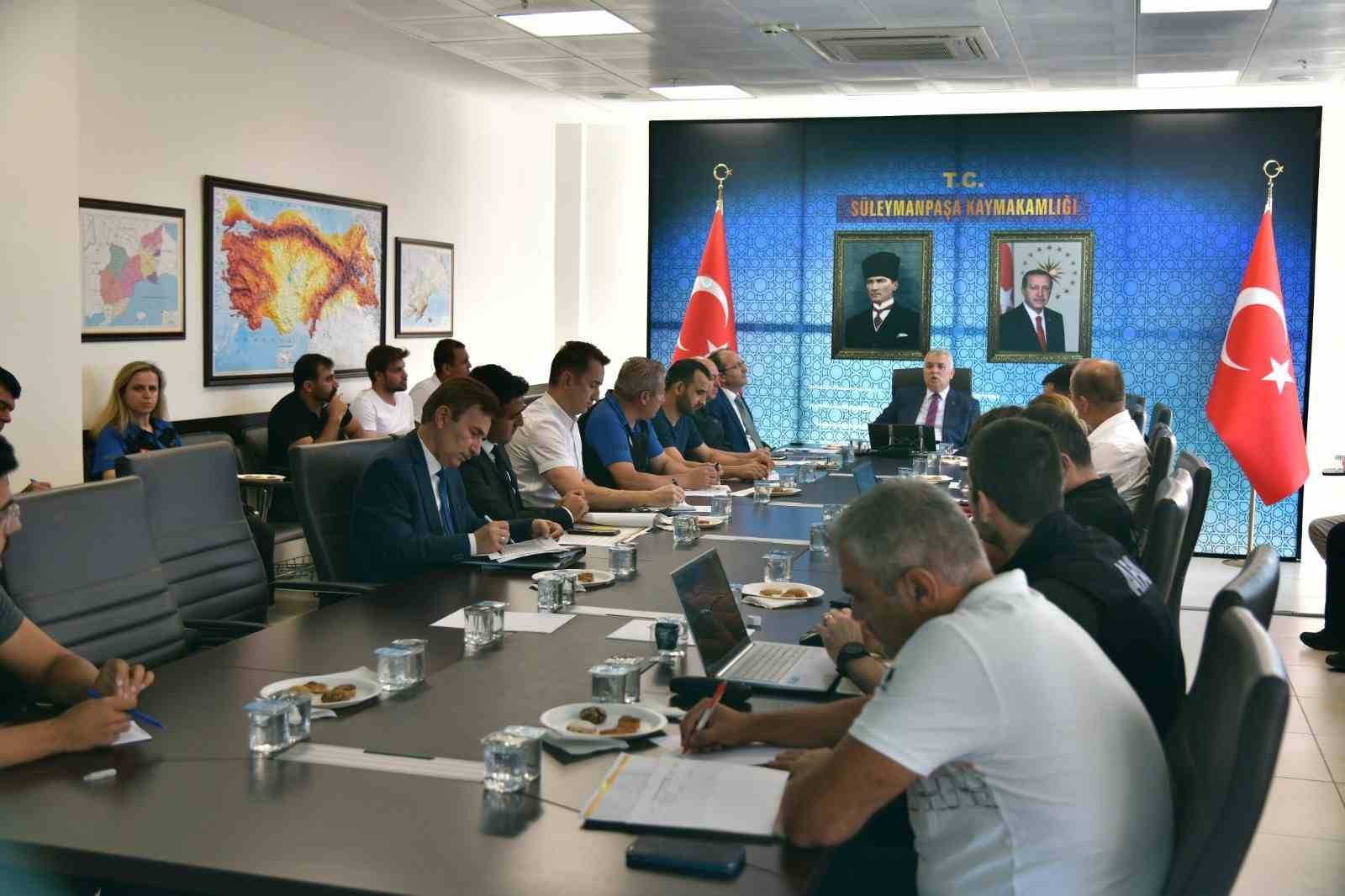 Tekirdağ’da il risk azaltma planları görüşüldü