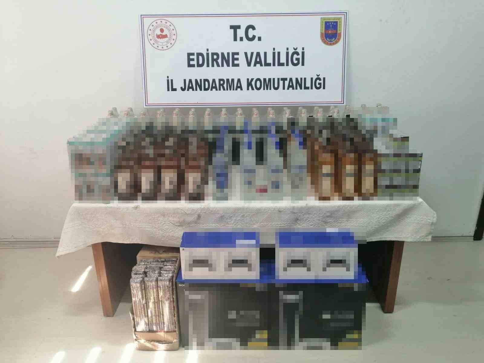 Edirne’de kaçakçılık operasyonu