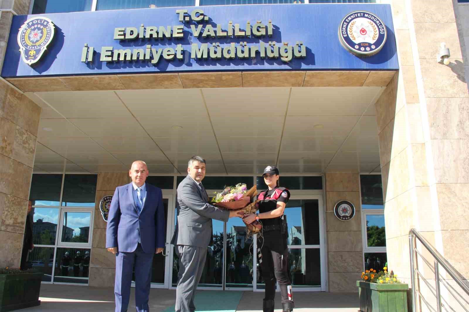 Edirne Emniyet Müdürü Karaburun göreve başladı