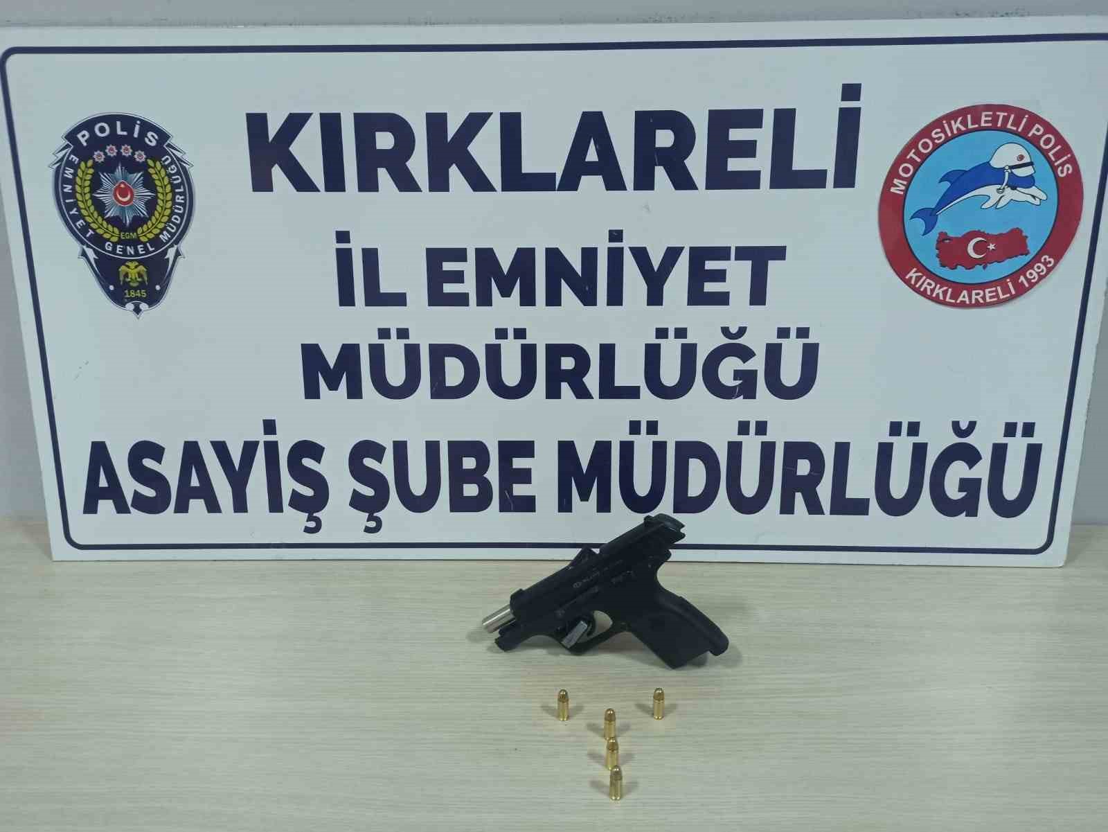 Kırklareli’de 4 şüpheli yakalandı