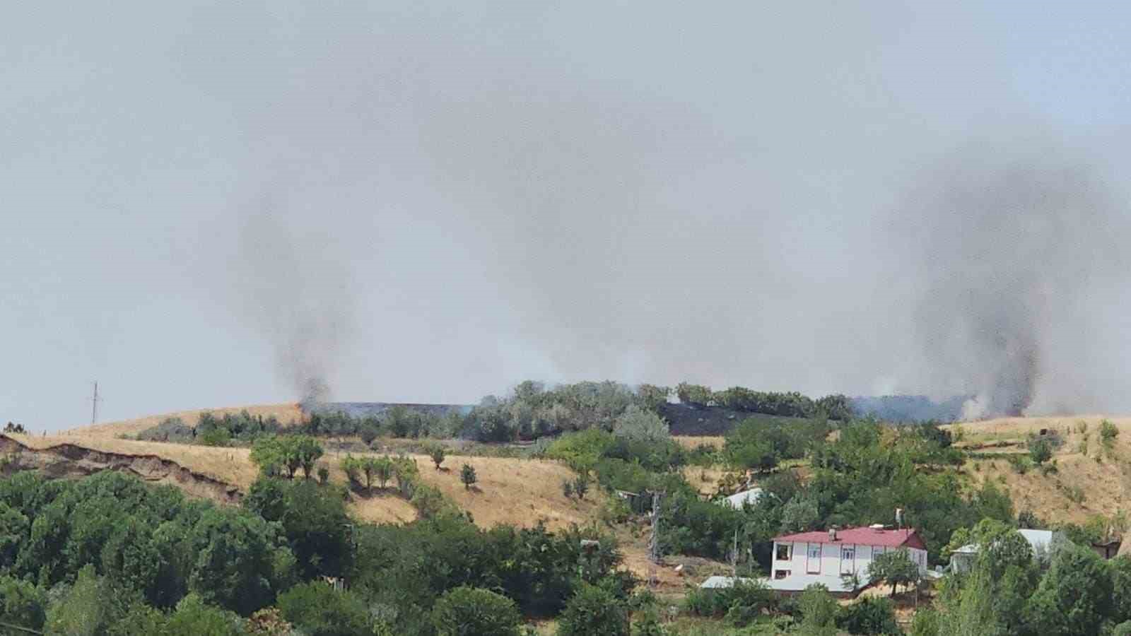 Bingöl’de ağaçlık alanda çıkan yangın büyümeden söndürüldü