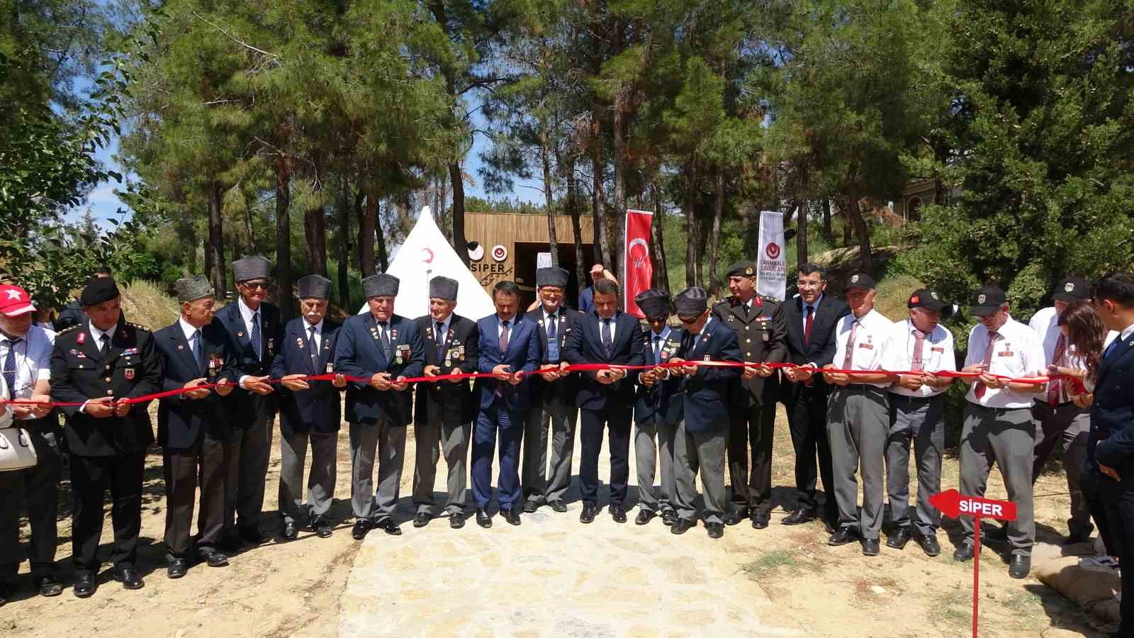 &Ccedil;anakkale Savaşı siperlerde canlandırıldı
