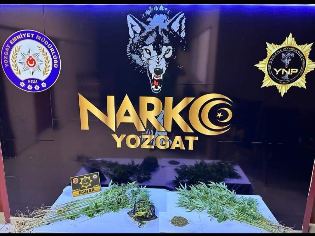 Yozgat’ta uyuşturucu operasyonu: 1 kişi tutuklu