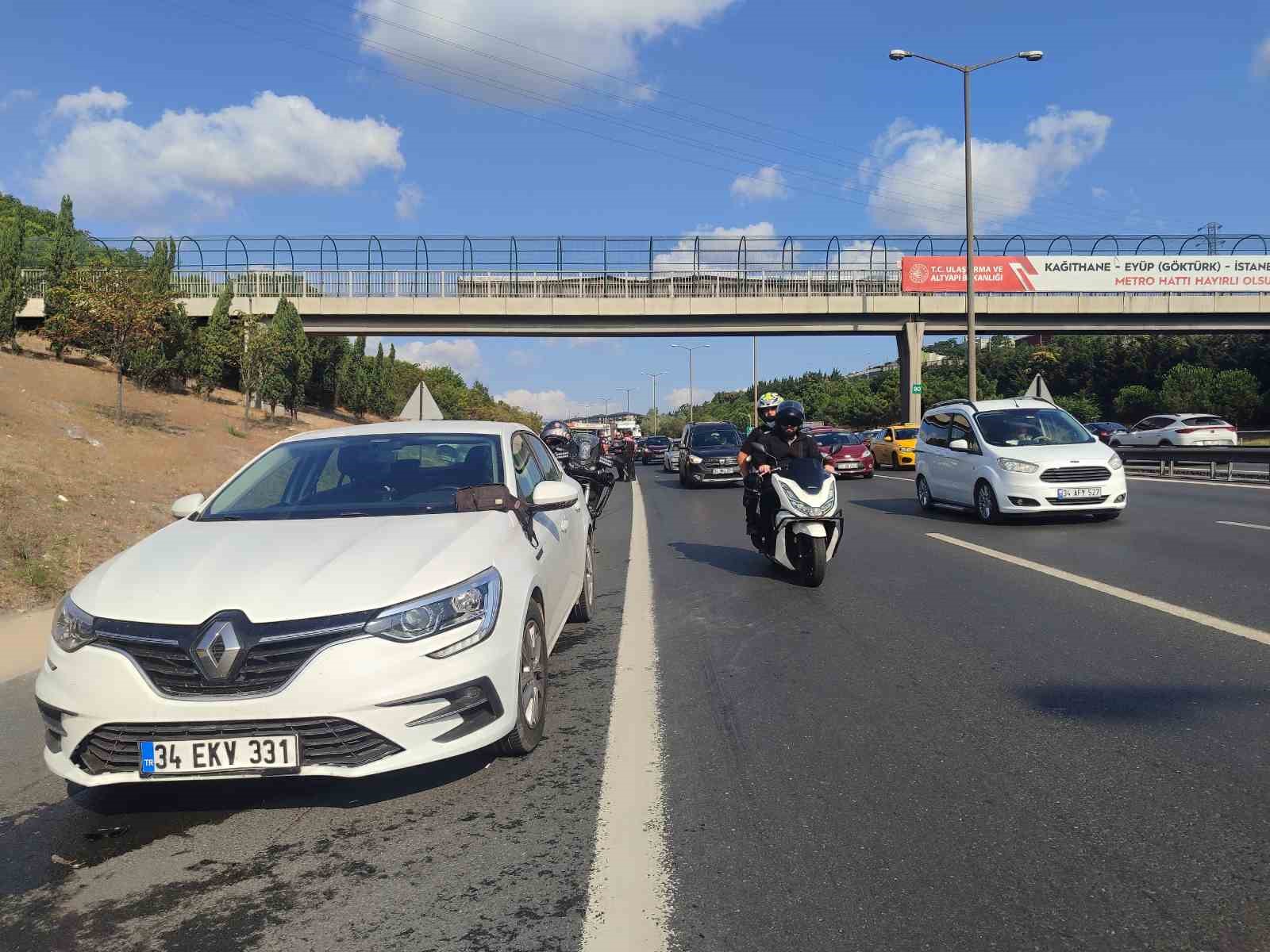 TEM Otoyolu’nda üst geçitten atlayan vatandaş feci şekilde can verdi