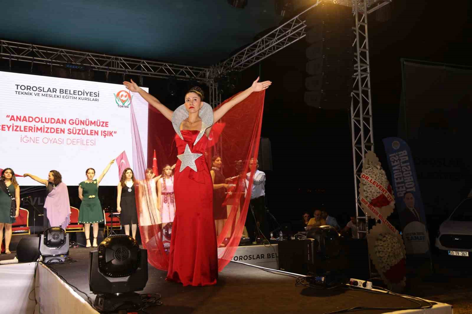 &Ccedil;amlıyayla İğne Oyası Festivali başladı
