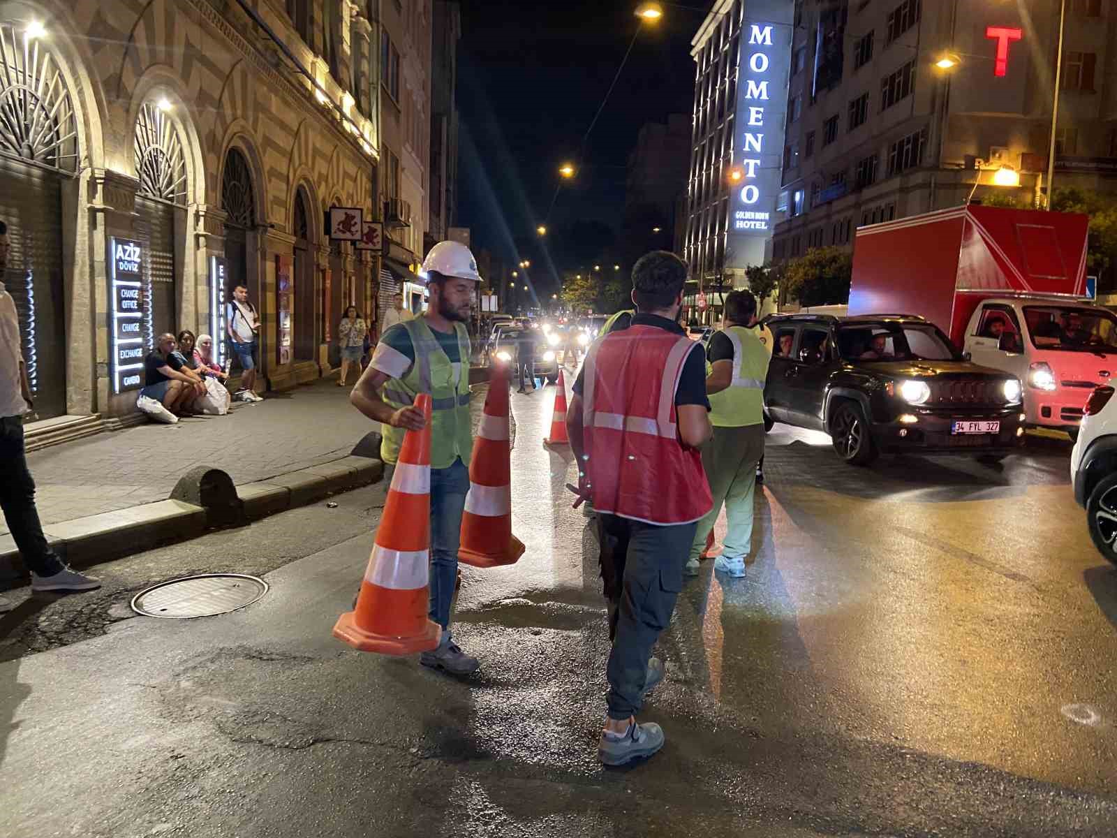 Galata Köprüsü’nde 40 gün sürecek bakım çalışmaları başladı