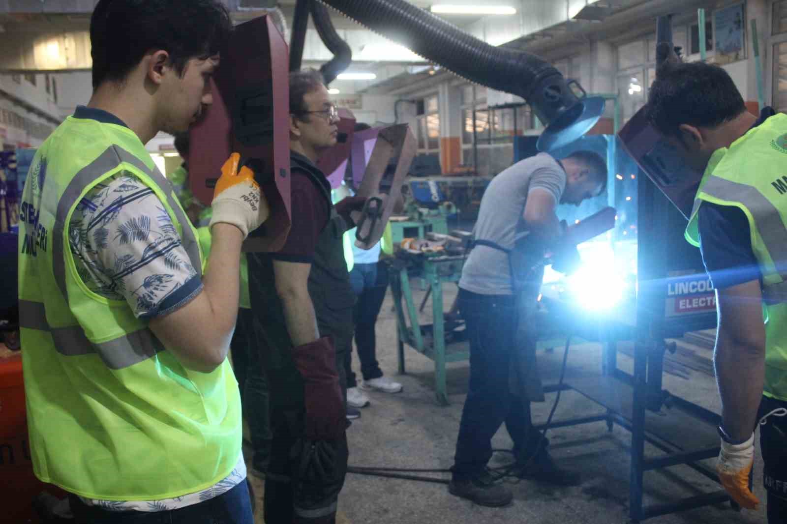 Nevşehir’de istihdam garantili ’kaynakçılık’ kursu başladı