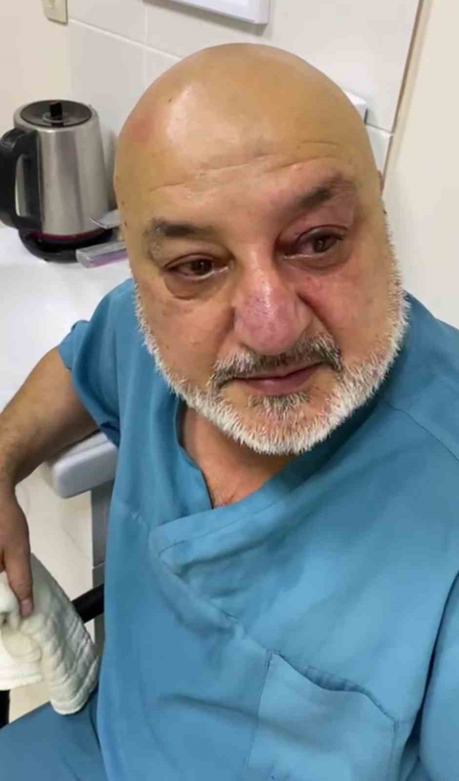 İzmir’de doktora saldırı kamerada 