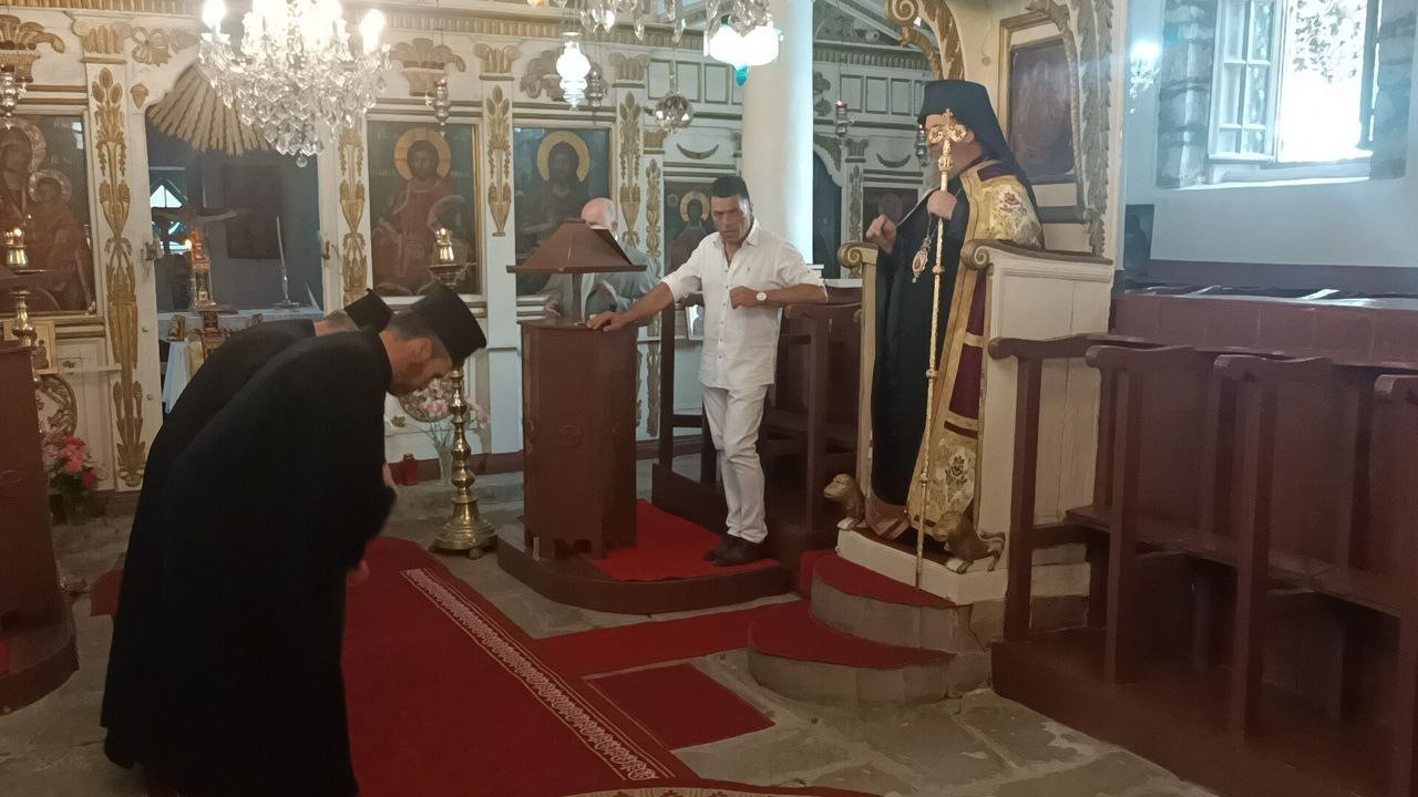 Gökçeada’da ‘Meryem Ana’nın göğe yükseliş günü’ ayini düzenlendi