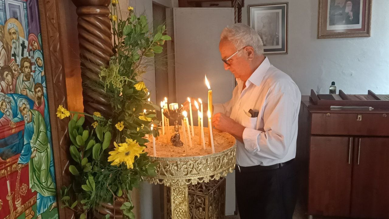 G&ouml;k&ccedil;eada&rsquo;da &lsquo;Meryem Ana&rsquo;nın g&ouml;ğe y&uuml;kseliş g&uuml;n&uuml;&rsquo; ayini d&uuml;zenlendi
