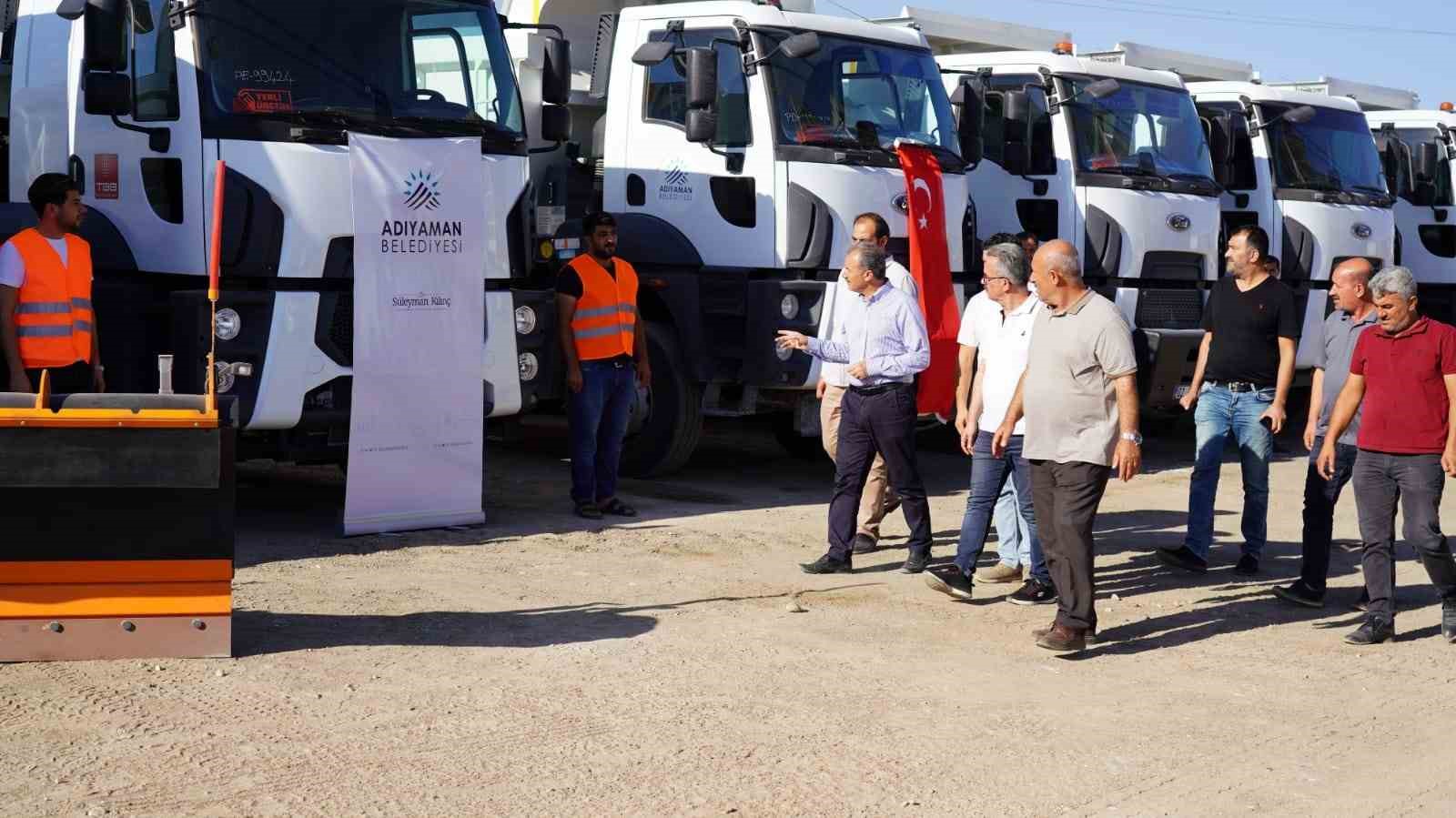 Adıyaman Belediyesi araç filosunu güçlendiriyor