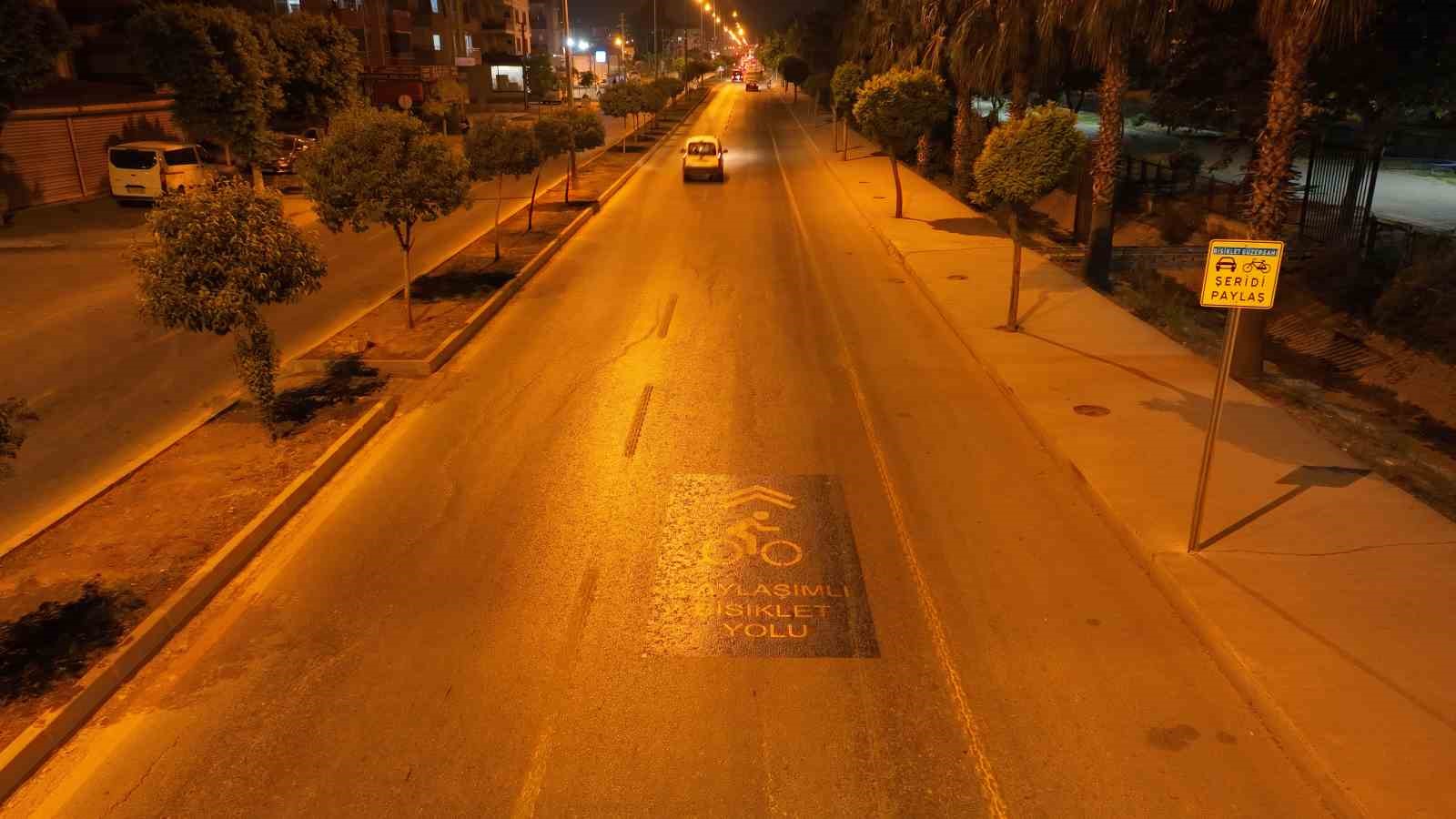 Mersin&rsquo;de &rsquo;Paylaşımlı bisiklet yolu&rsquo; uygulamasına başladı
