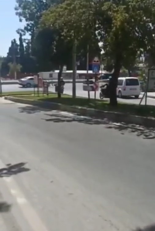 Kahramanmaraş’ta 2 kişinin yaralandığı kaza anı kamerada