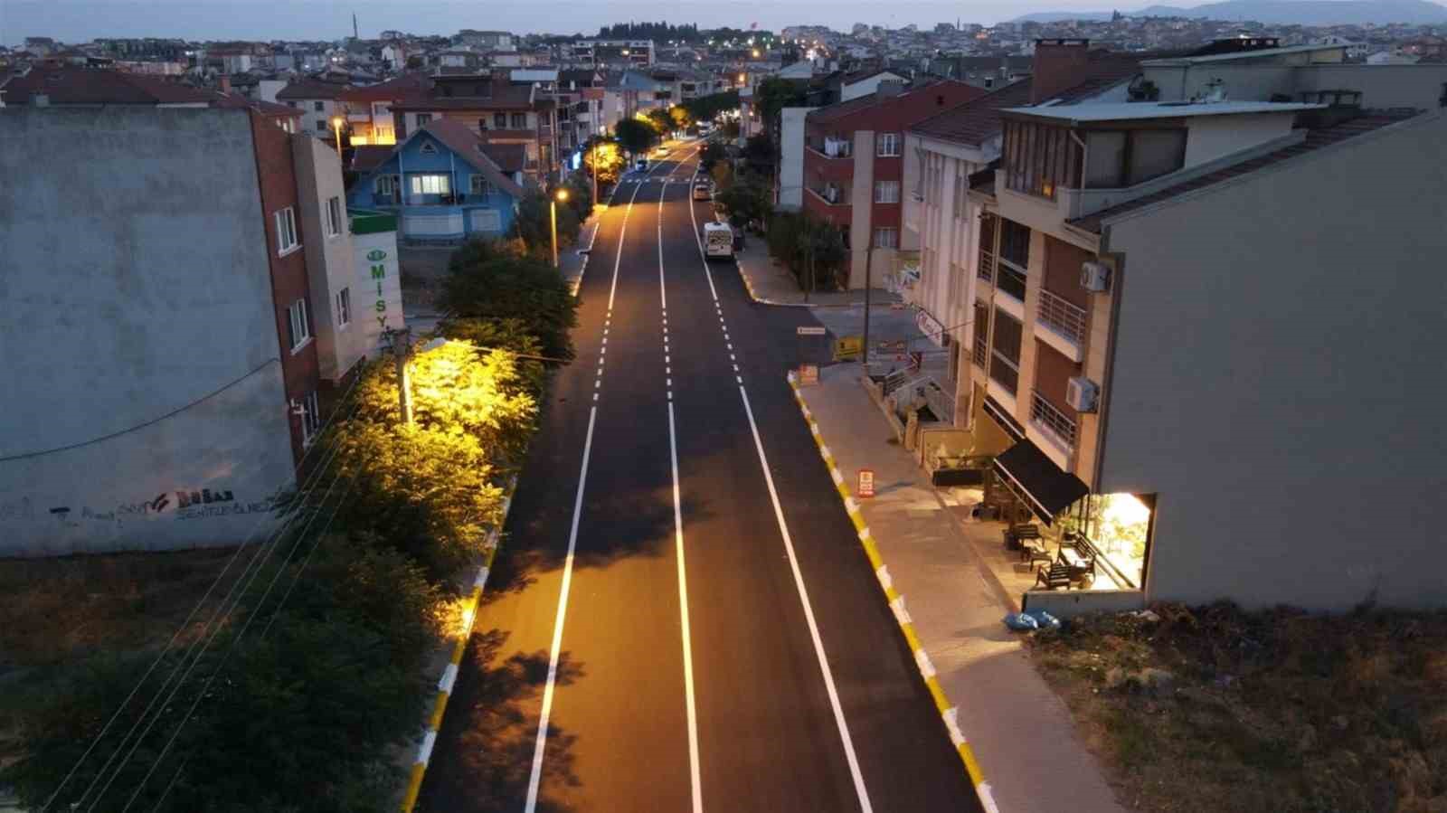 Çengel Caddesi’ne sıcak asfalt
