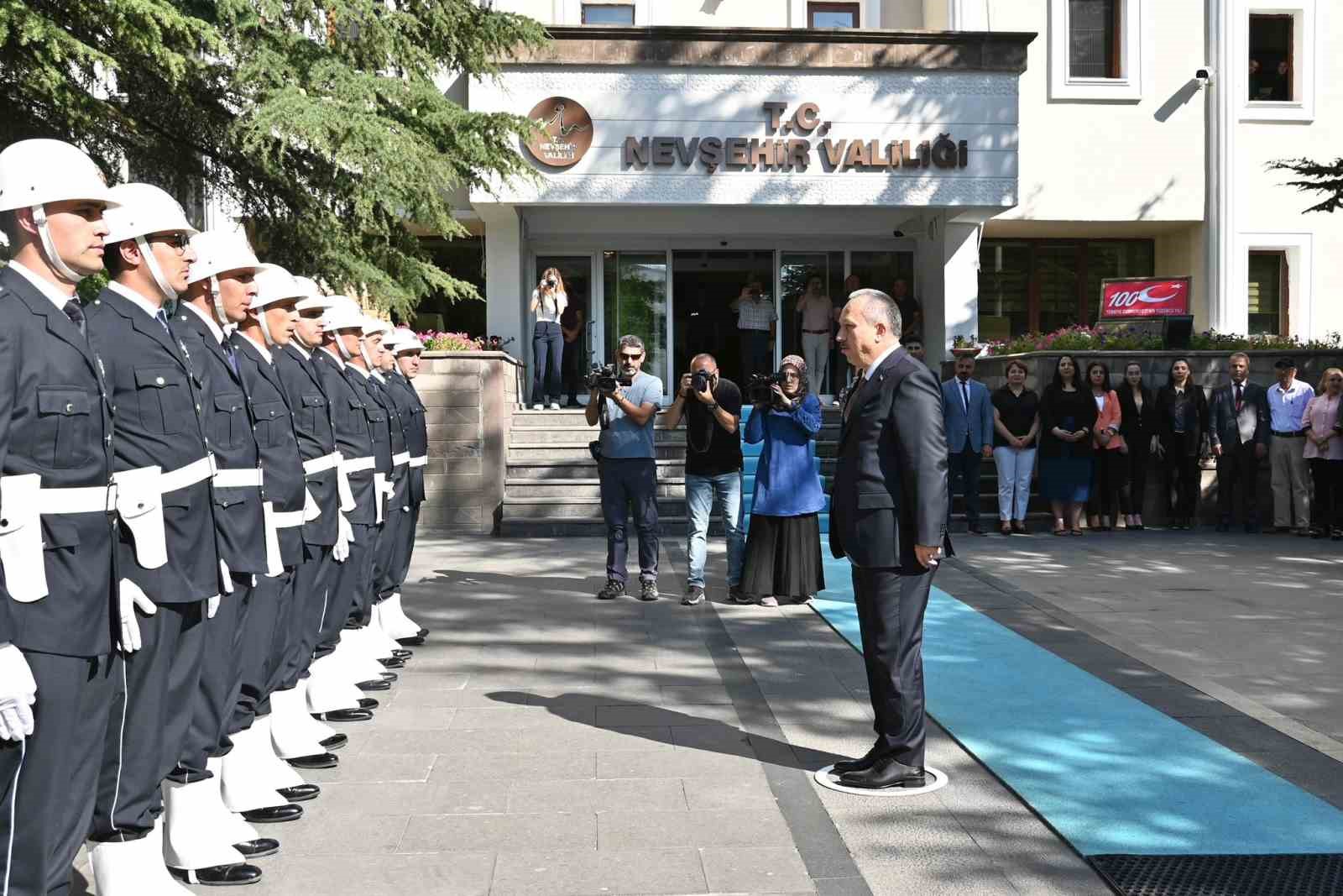 Nevşehir Valisi Fidan göreve başladı