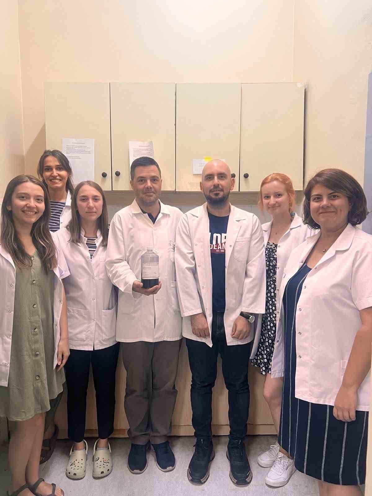 Edirne’de “Aktif Karbon Solüsyonu” ilacı üretildi