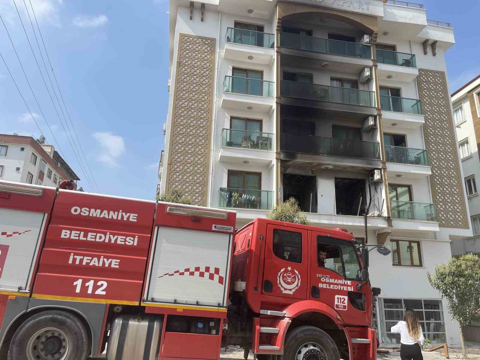 Osmaniye’de tüp patladı, yangın çıktı: 1 yaralı
