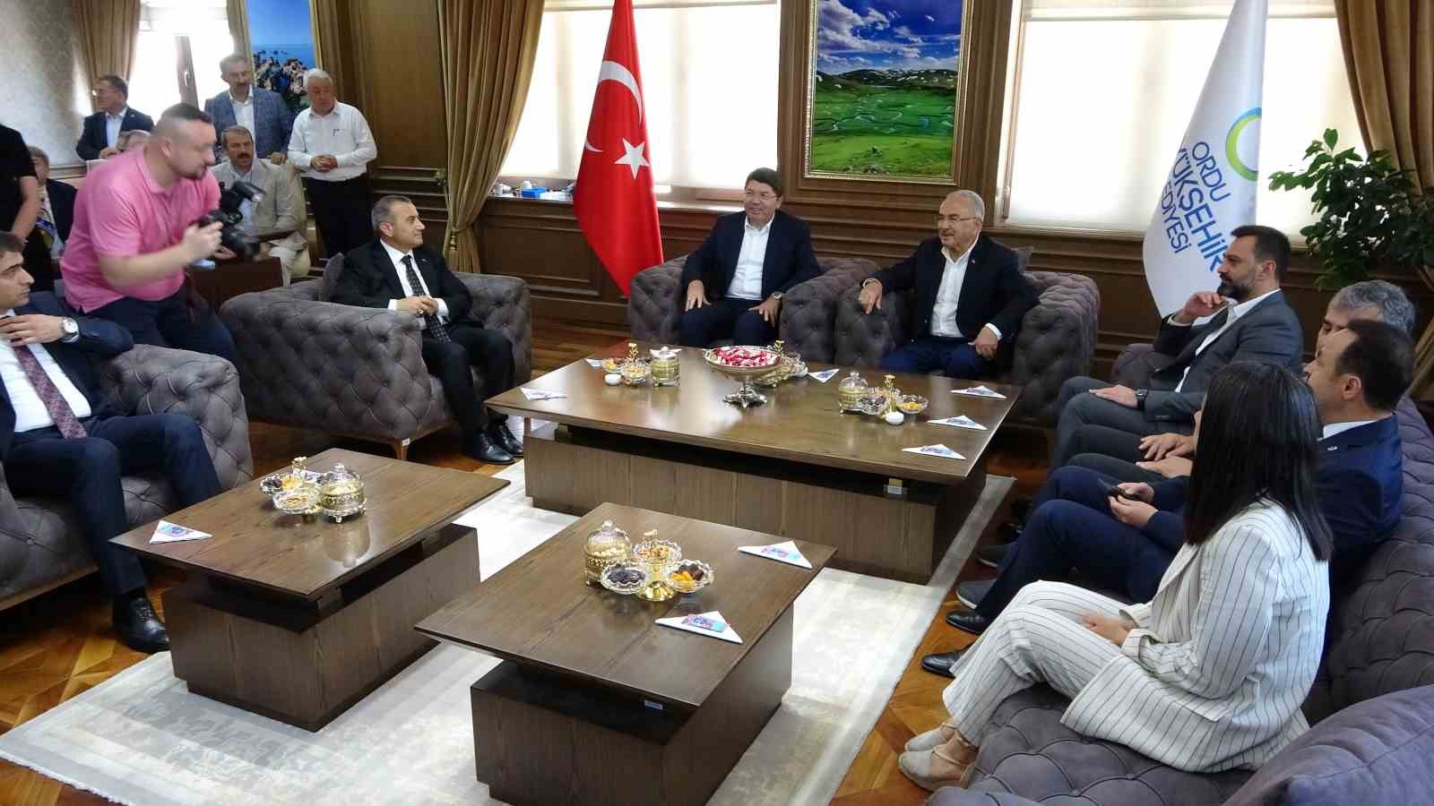 Adalet Bakanı Tun&ccedil; Ordu&rsquo;da
