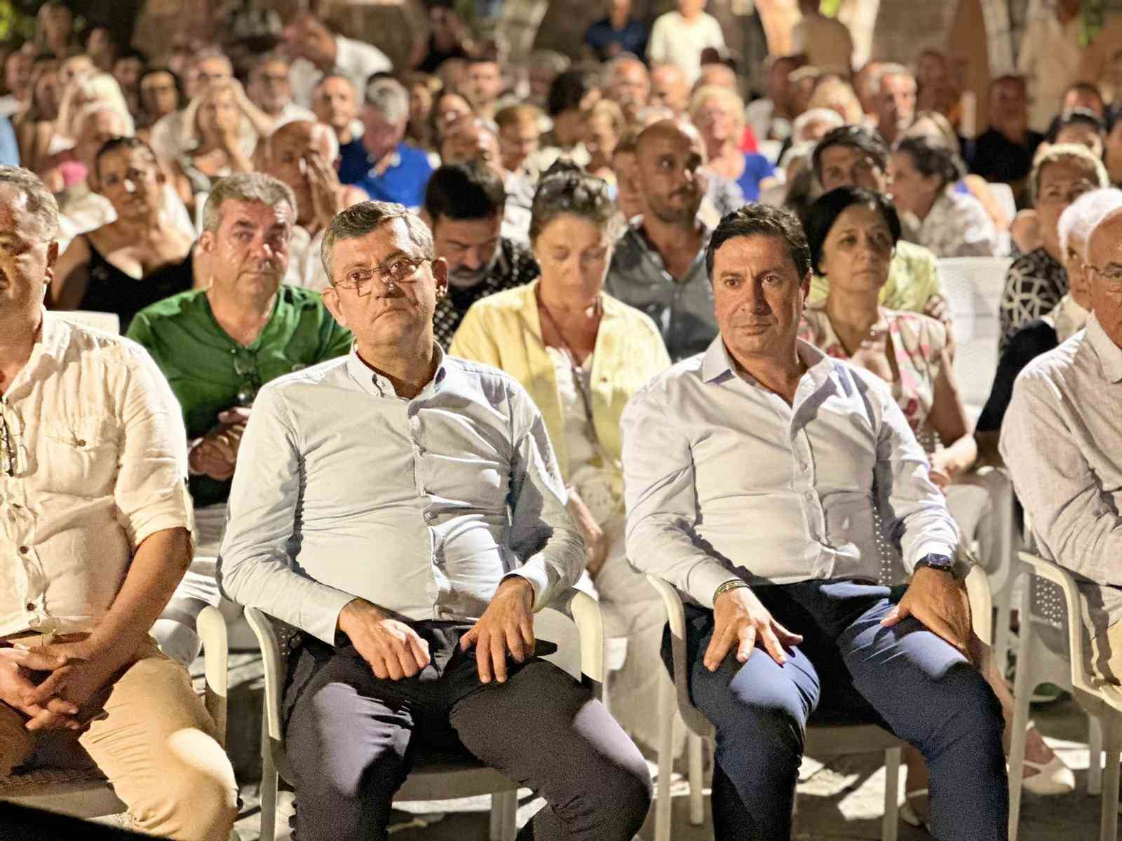 CHP Grup Başkanı Özgür Özel, Bodrum’da içini döktü