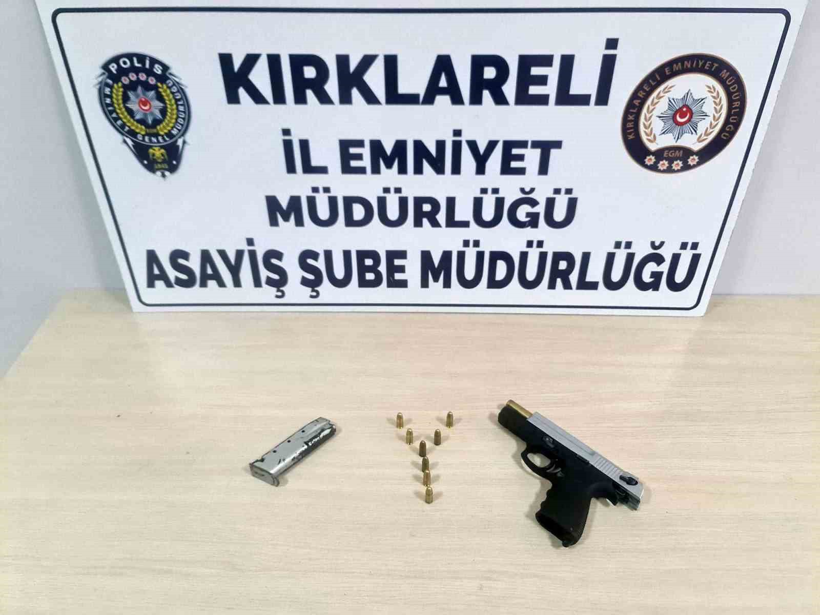 Kırklareli’nde asayiş uygulaması: 2 gözaltı