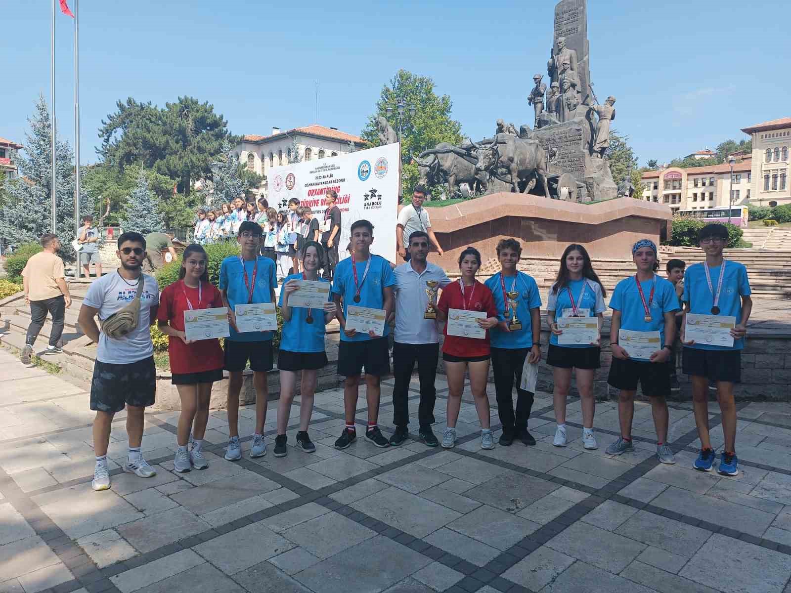 Muğla oryantiring takımı Türkiye dördüncüsü oldu