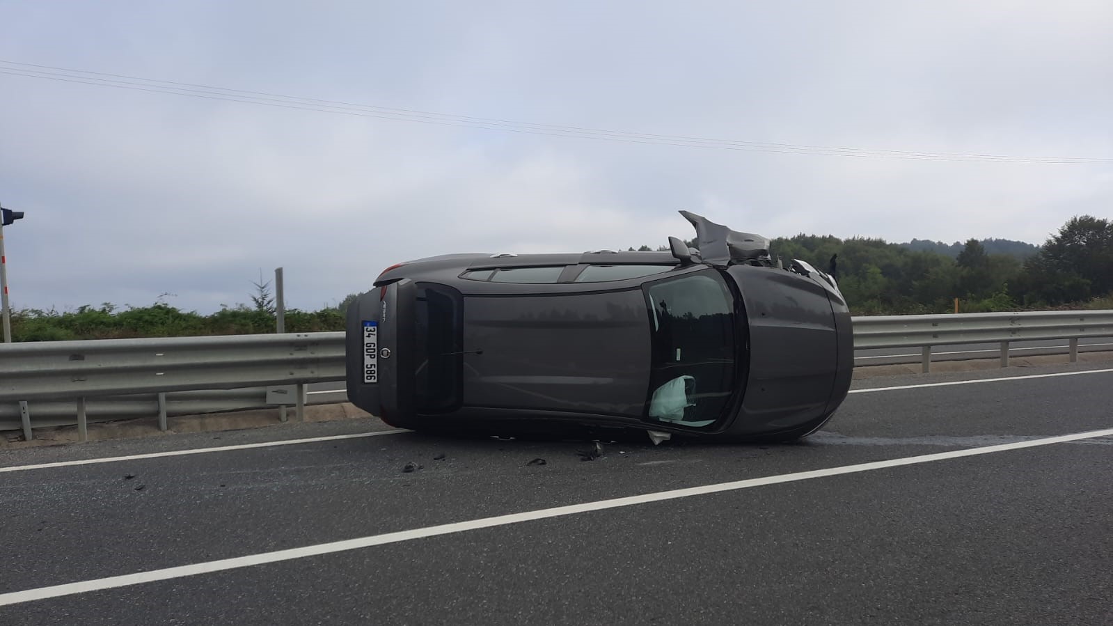 Zonguldak’ta trafik kazası: 2 yaralı