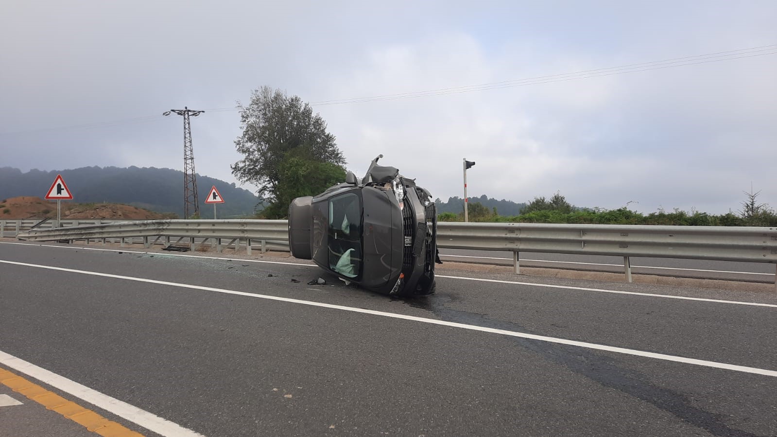 Zonguldak&rsquo;ta trafik kazası: 2 yaralı
