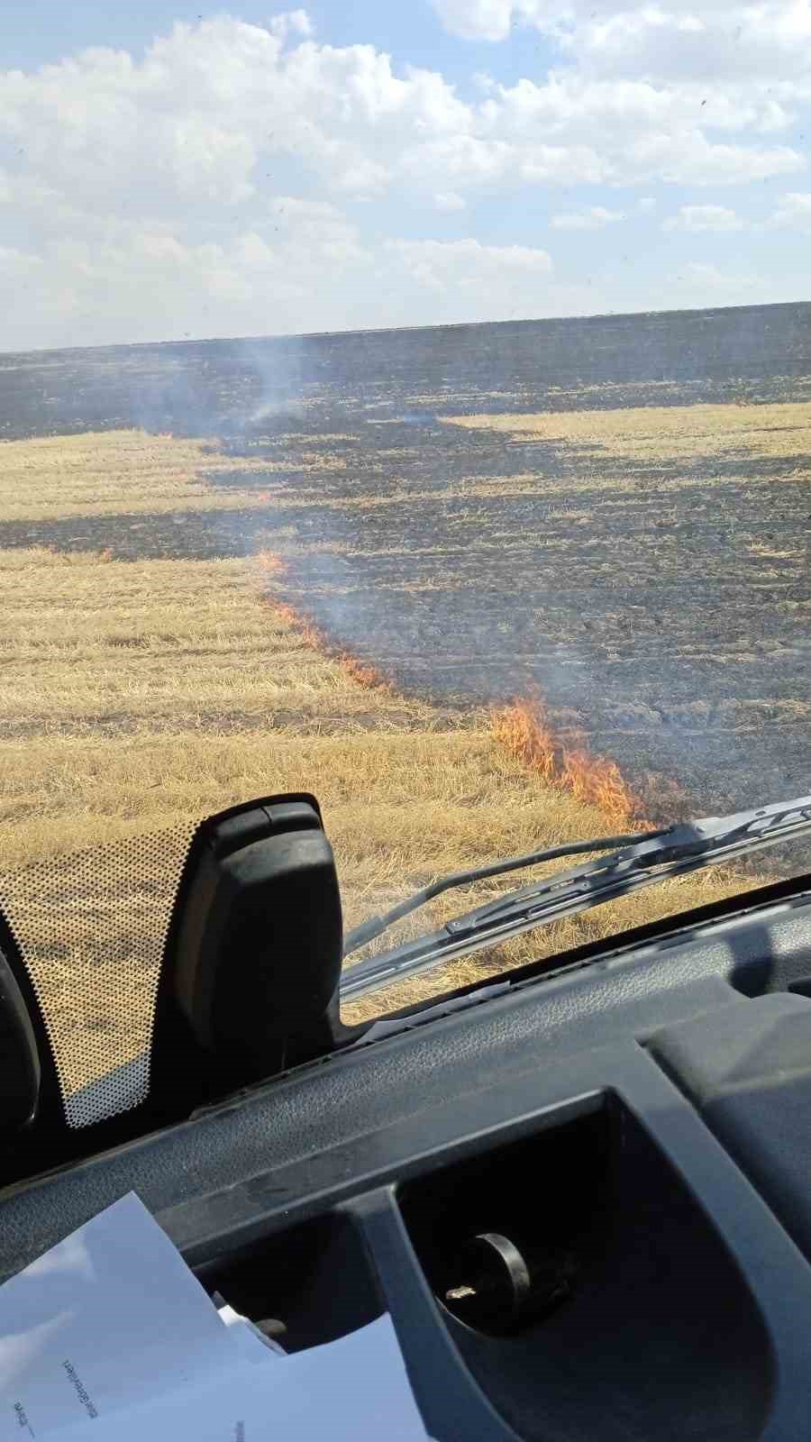 Sıcak hava yangınları beraberinde getirdi
