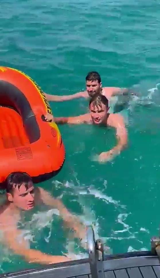 Edirne’de denizde korku dolu anlar