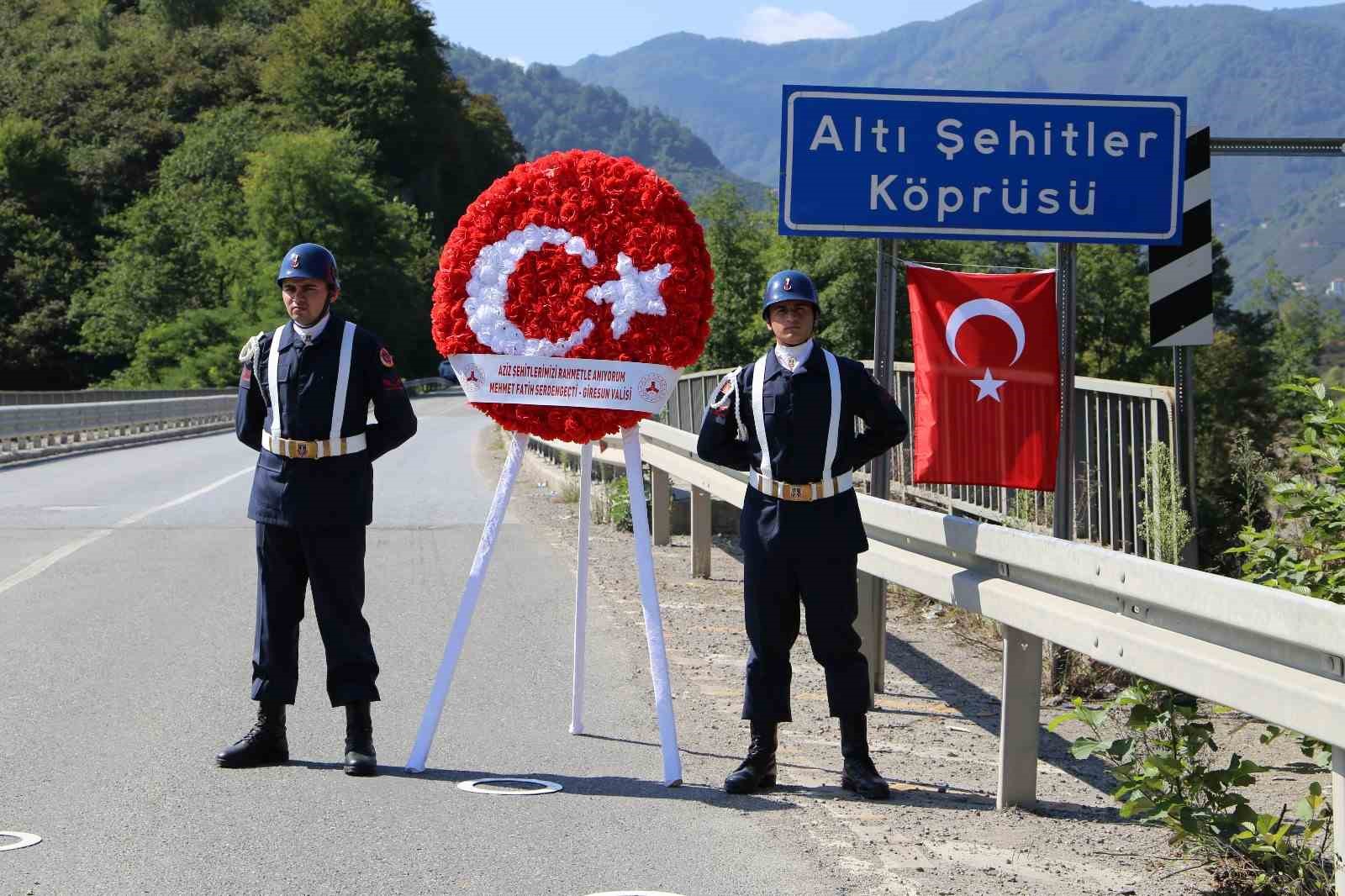 Giresun’da sel şehitleri unutulmadı