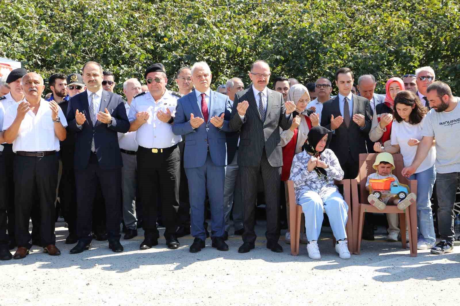 Giresun’da sel şehitleri unutulmadı