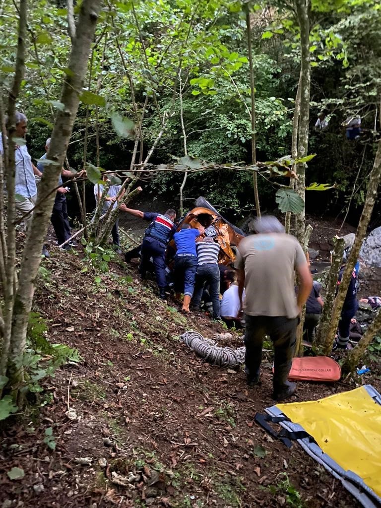 Giresun’da trafik kazası: 1 ölü, 4 yaralı