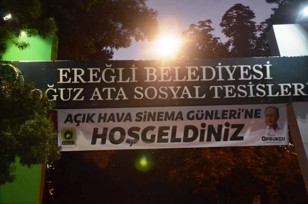 Ereğli A&ccedil;ık Hava Sinema G&uuml;nleri başladı
