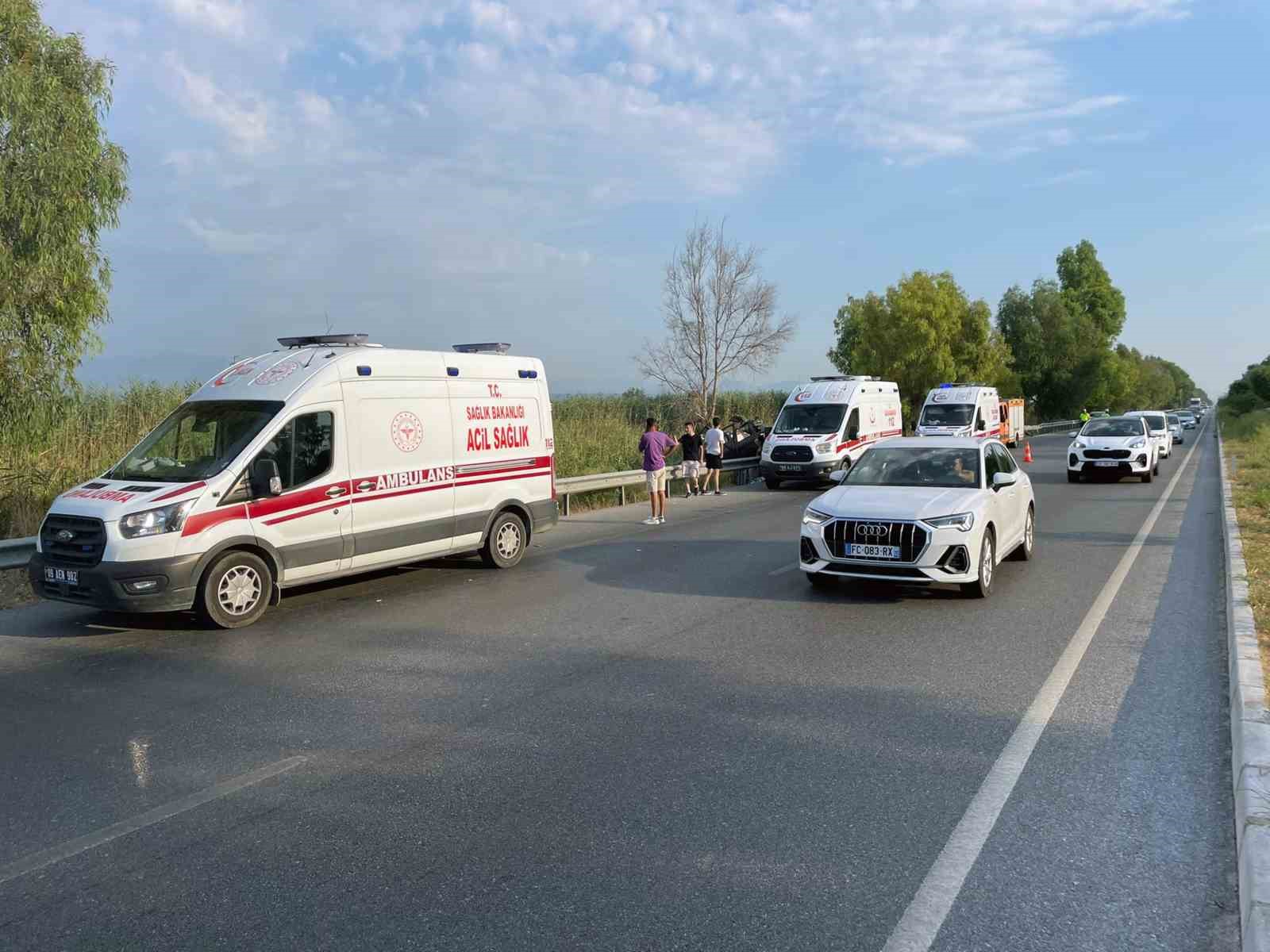 Söke’de trafik kazası; 1’i ağır 6 yaralı