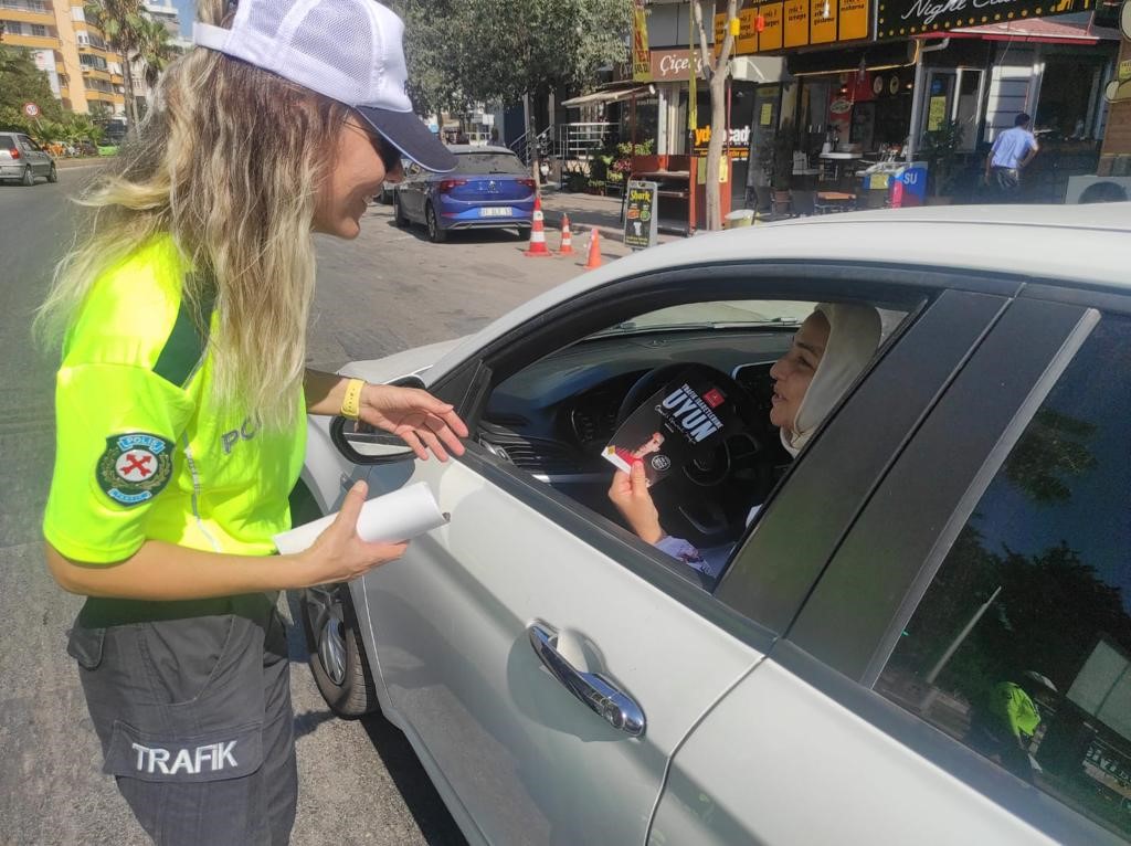 Adana’da trafik ekiplerinden 