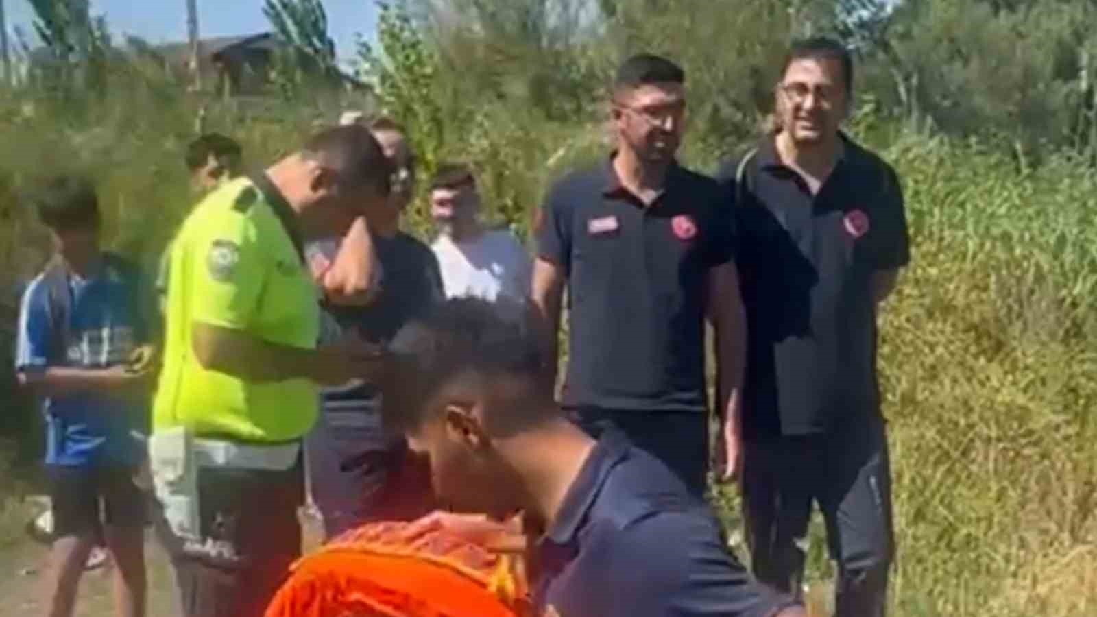 Kızılırmak&rsquo;a serinlemek i&ccedil;in giren gen&ccedil; az kalsın canından oluyordu
