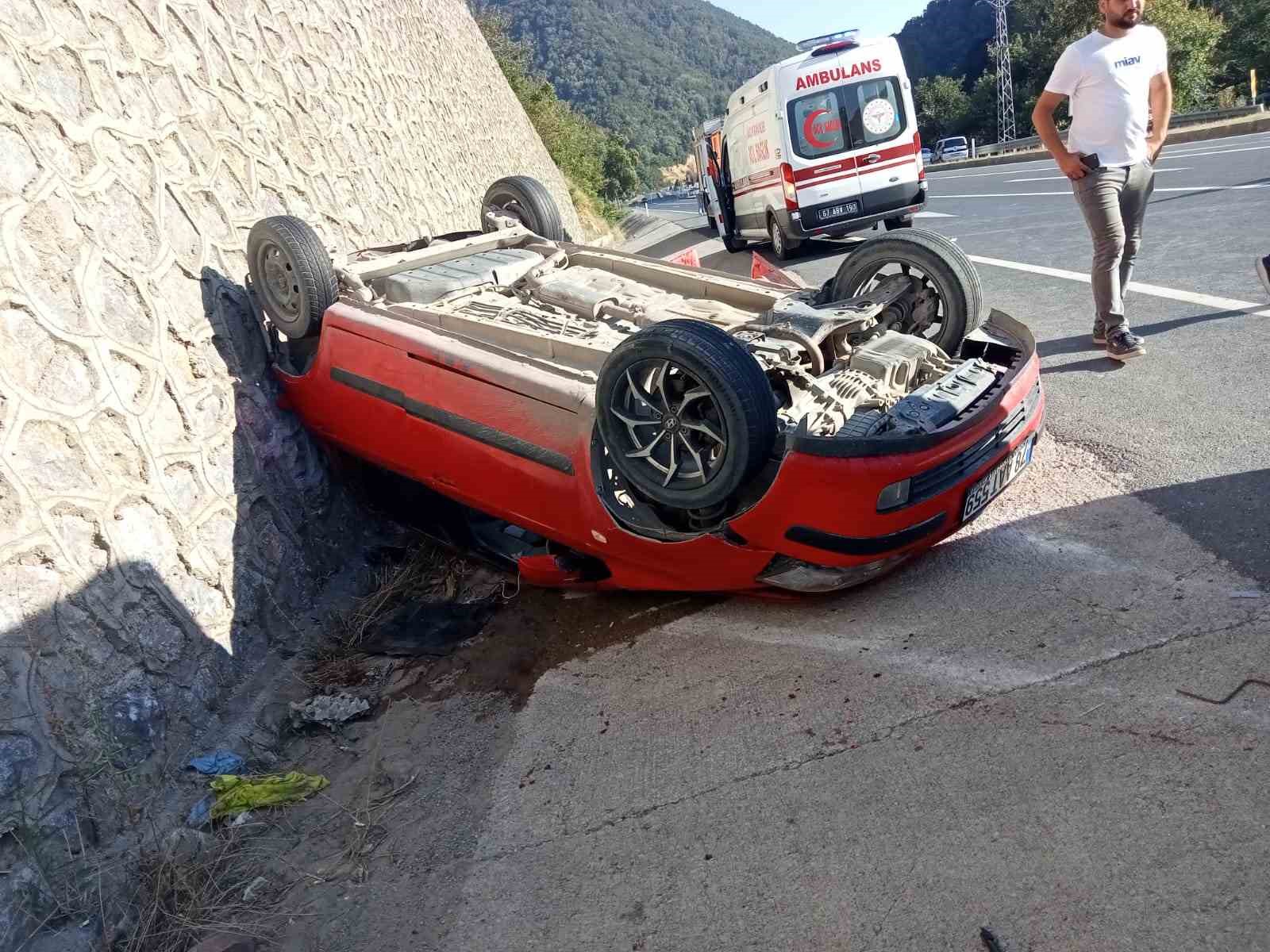 Zonguldak’ta trafik kazası: 4 yaralı